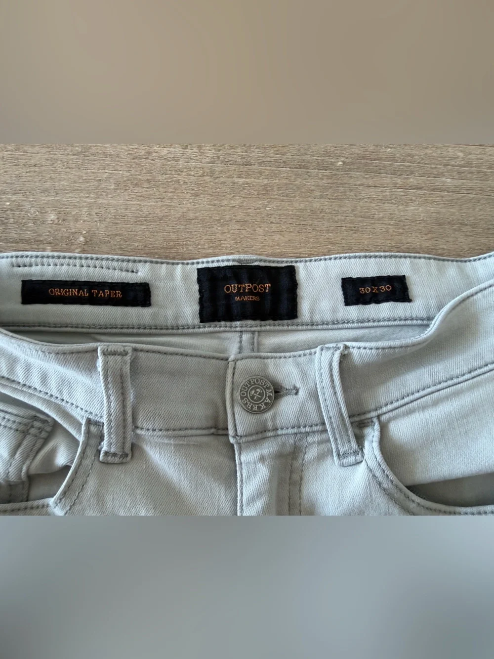 Men's Outpost Light Gray Slim Fit Jeans